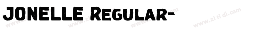 JONELLE Regular字体转换 JONELLE Regular字体转换
